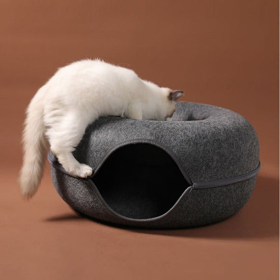 Donut-Shaped Tunnel Cat Bed - My Pet Is Very Cute