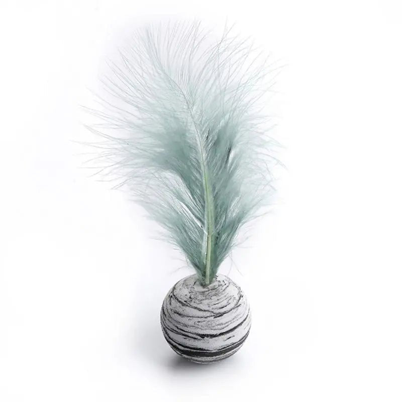 Funny Cat Toy - Feather Ball - My Pet Is Very Cute