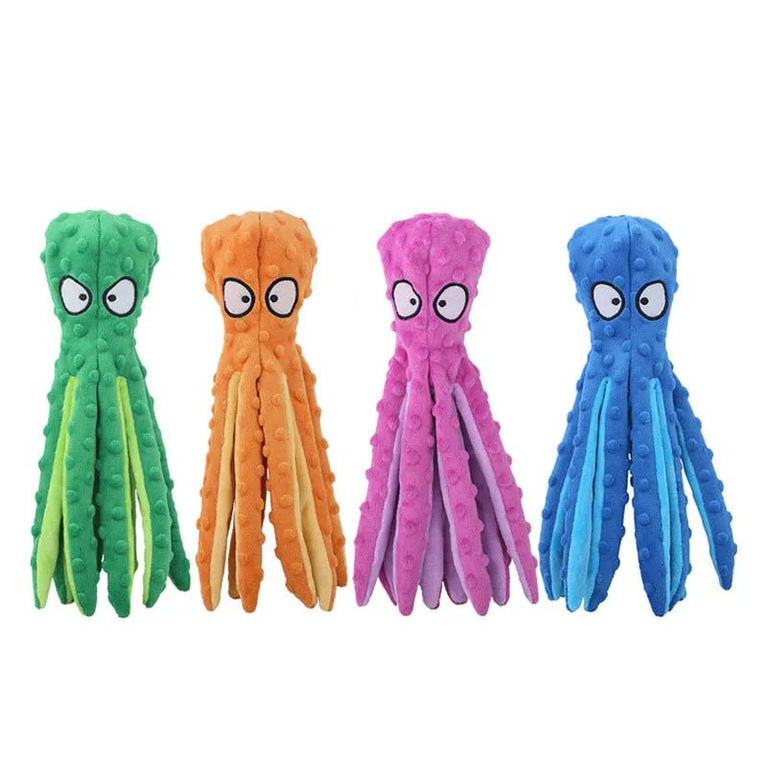 Octopus-Shaped Plush Pet Toy - My Pet Is Very Cute