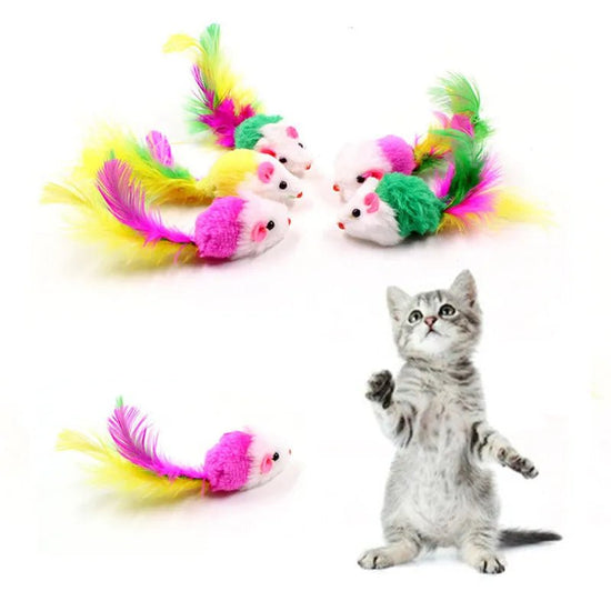 Soft Fleece False Mouse - Colorful Cat Toys - My Pet Is Very Cute